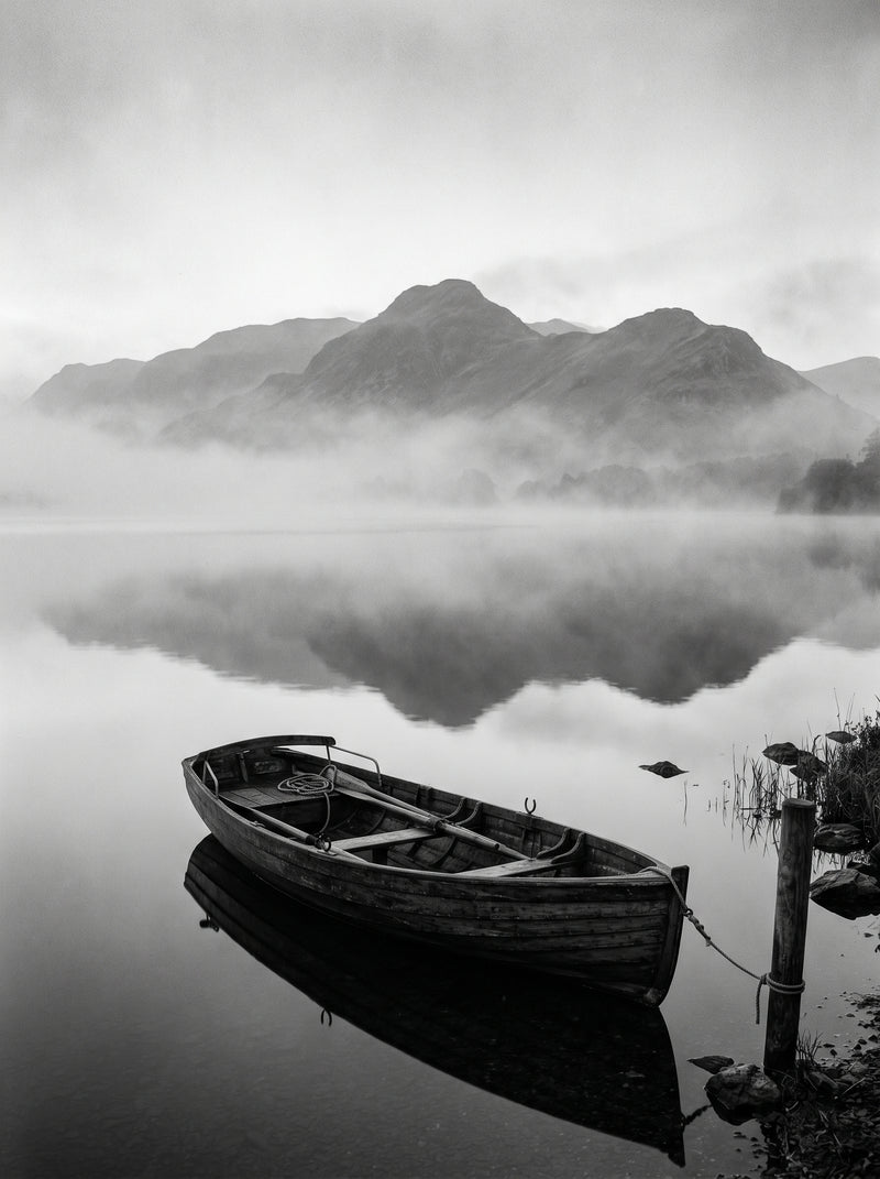 Lone Boat on Derwentwater