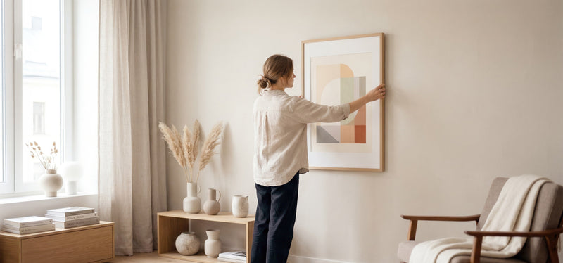 How to Hang Wall Art Without Nails or Drilling (UK Renter's Guide)