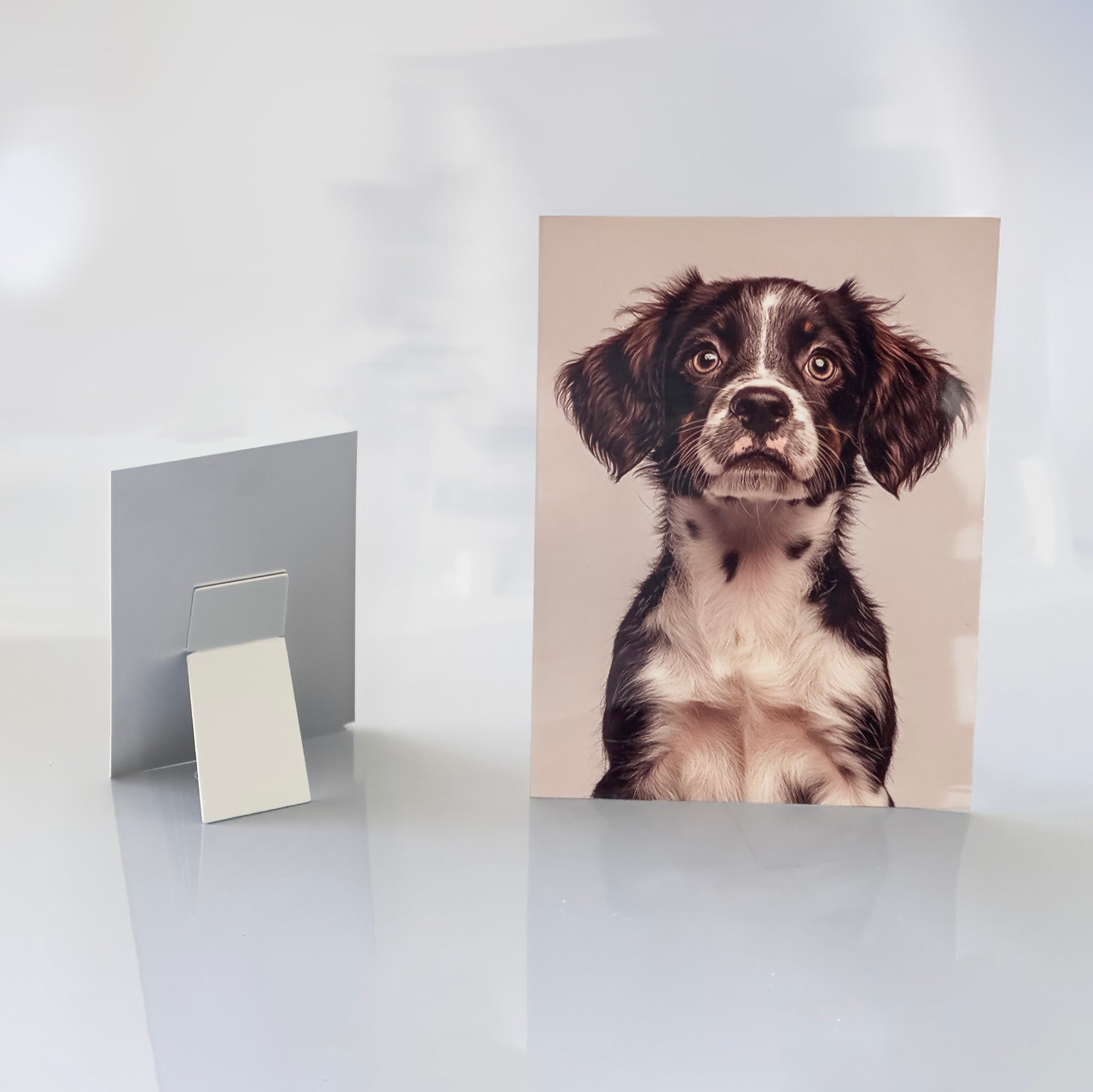 Your photo printed on brushed aluminium. Sleek desk gift in portrait, landscape or square. From £24. Handcrafted in Maidstone. Free UK delivery over £50.