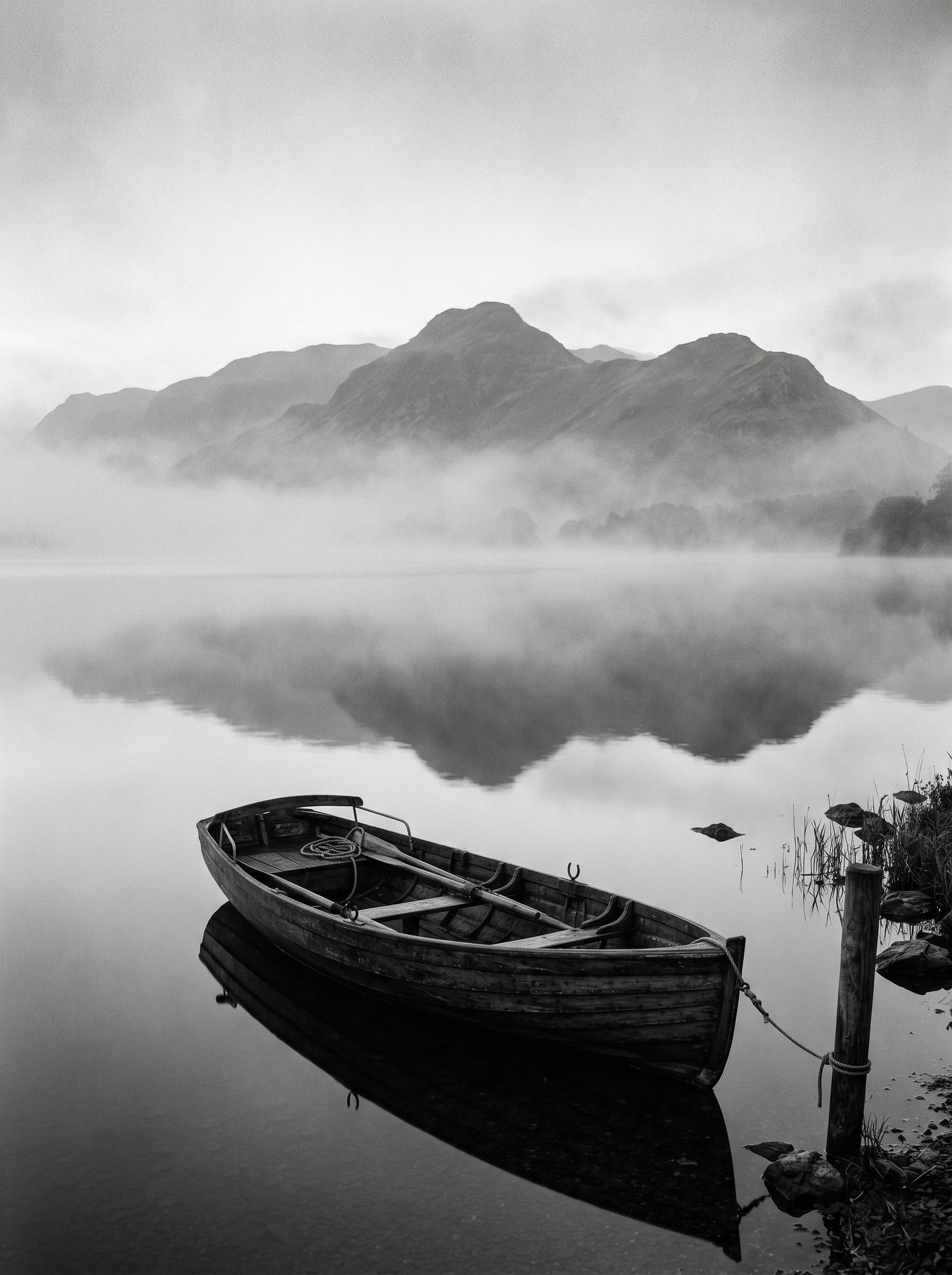 Lone Boat on Derwentwater